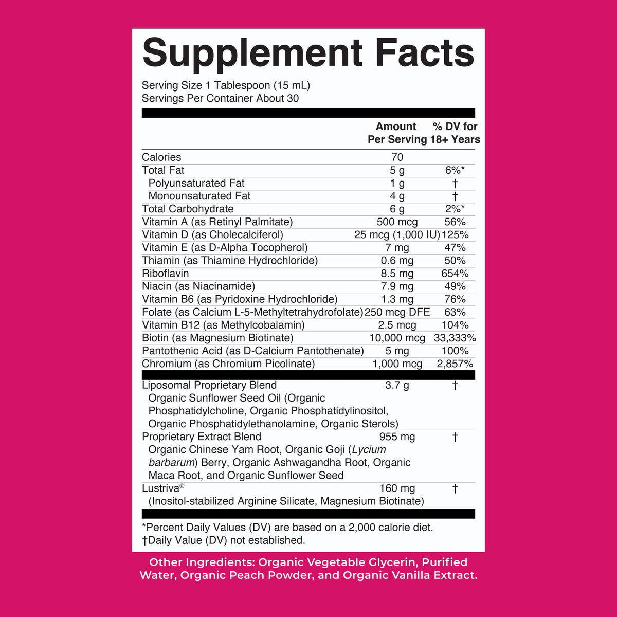 Women's Multivitamin + Hair Growth Liposomal