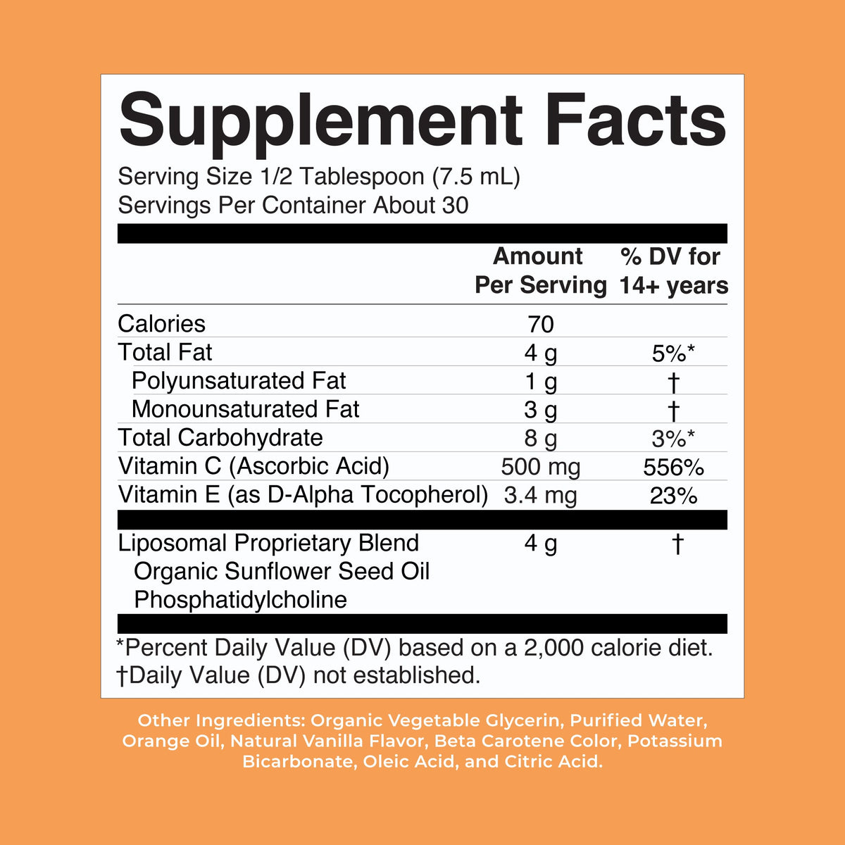 Megadose Vitamin C Liposomal