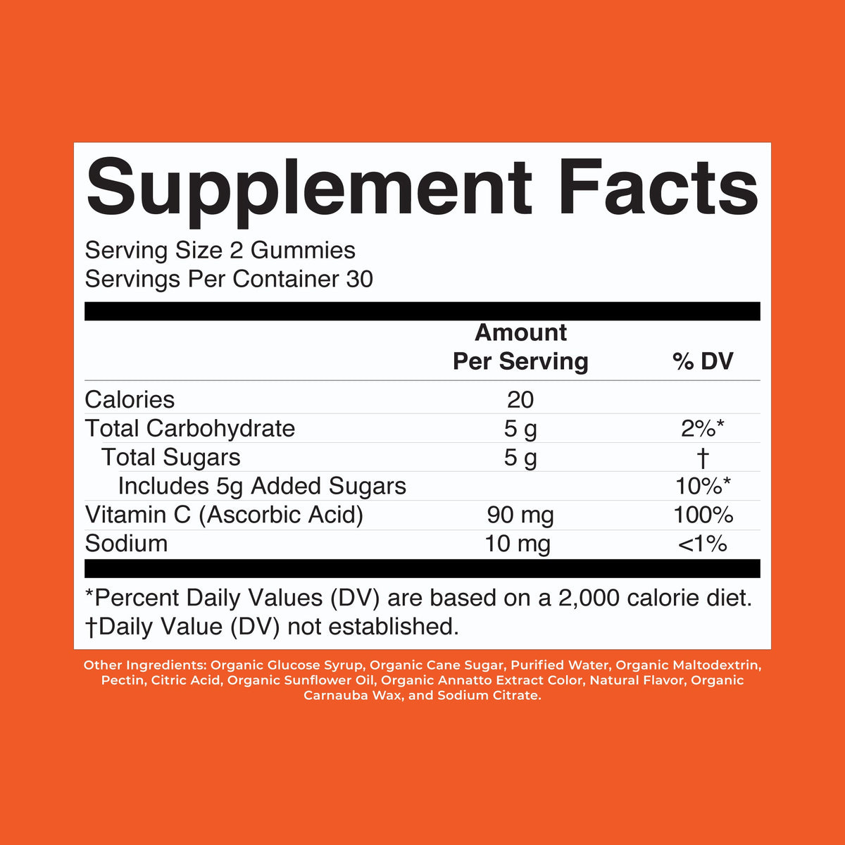 Organic Kids Vitamin C Gummies
