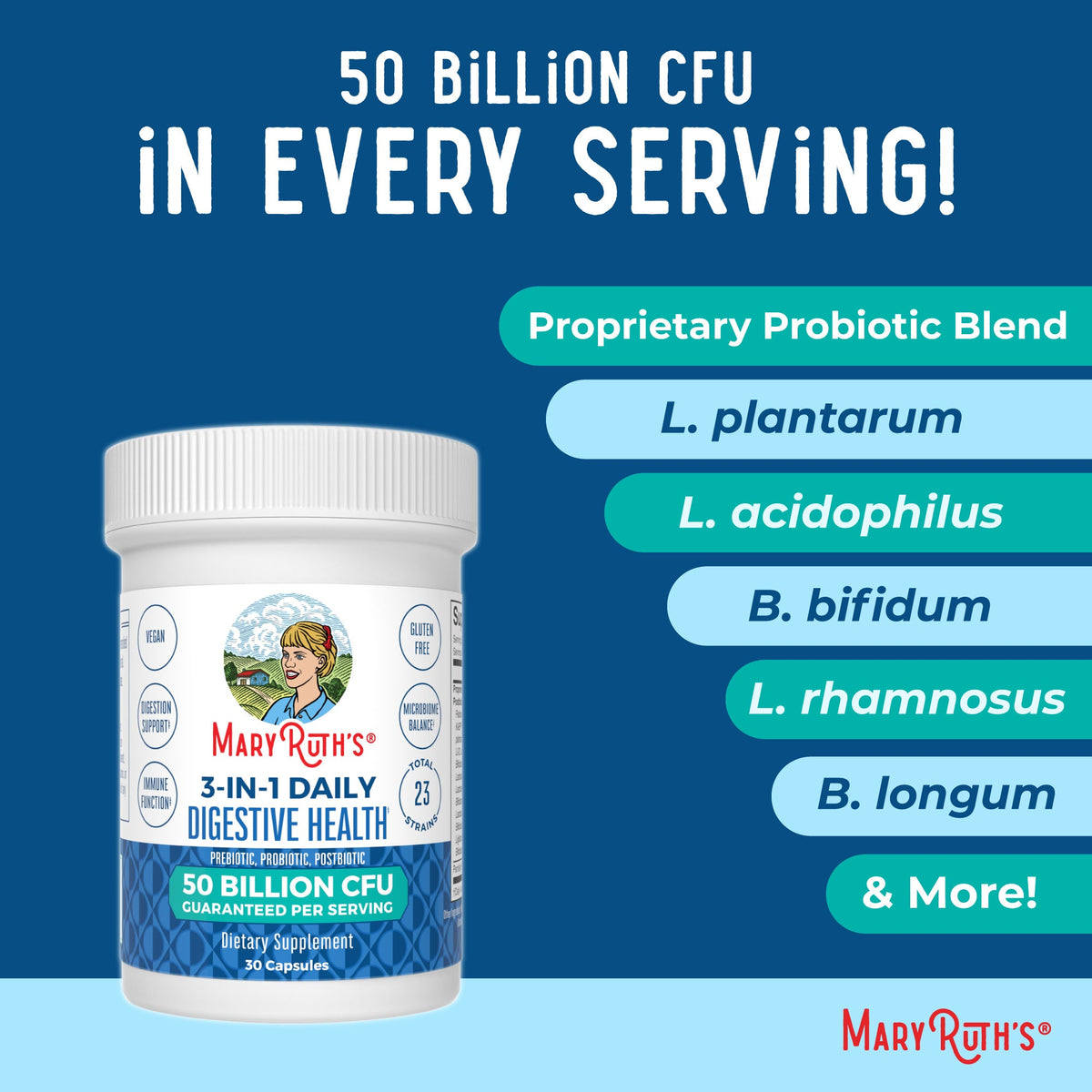 3-in-1 Daily Digestive Health Capsules