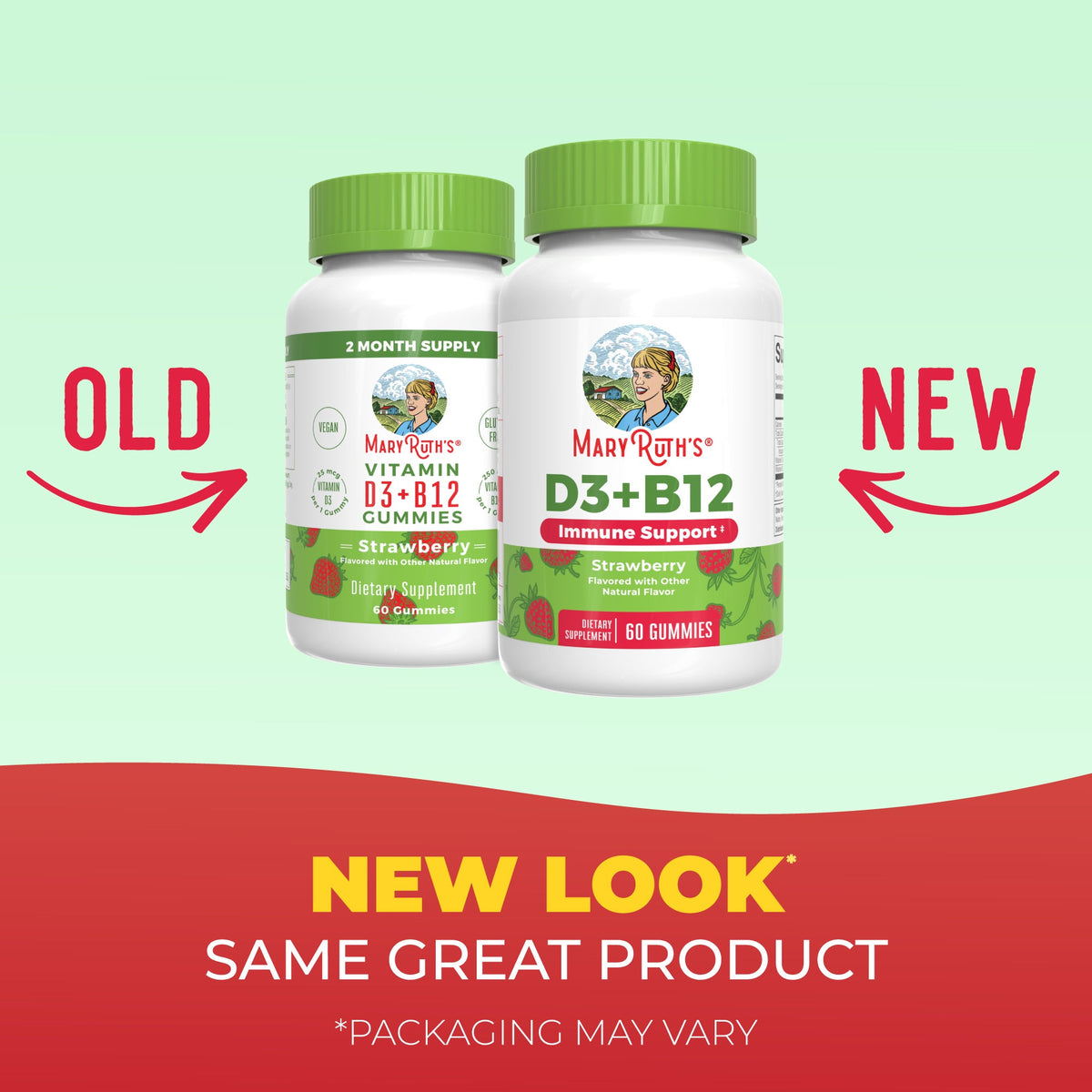 D3 + B12 Gummies (Strawberry)