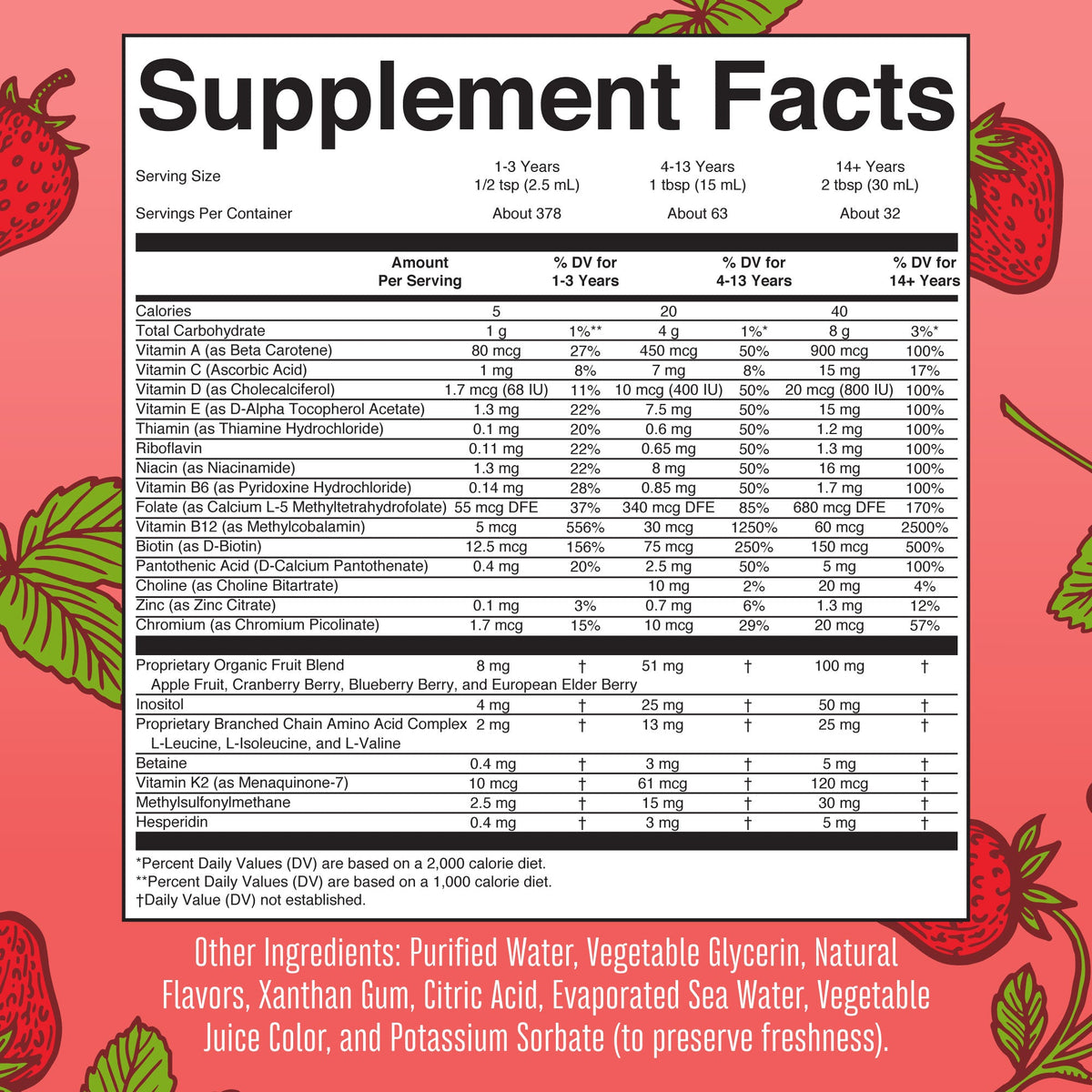 Liquid Morning Multivitamin Essentials+