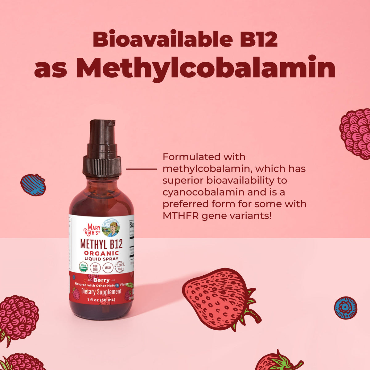 Methyl B12 Organic Spray