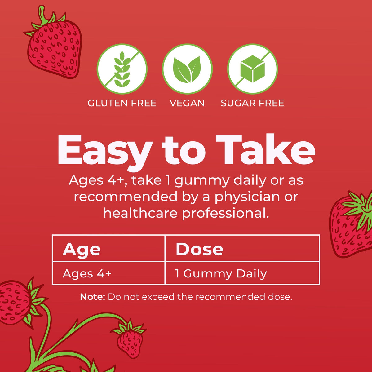 Organic D3+B12 Gummies