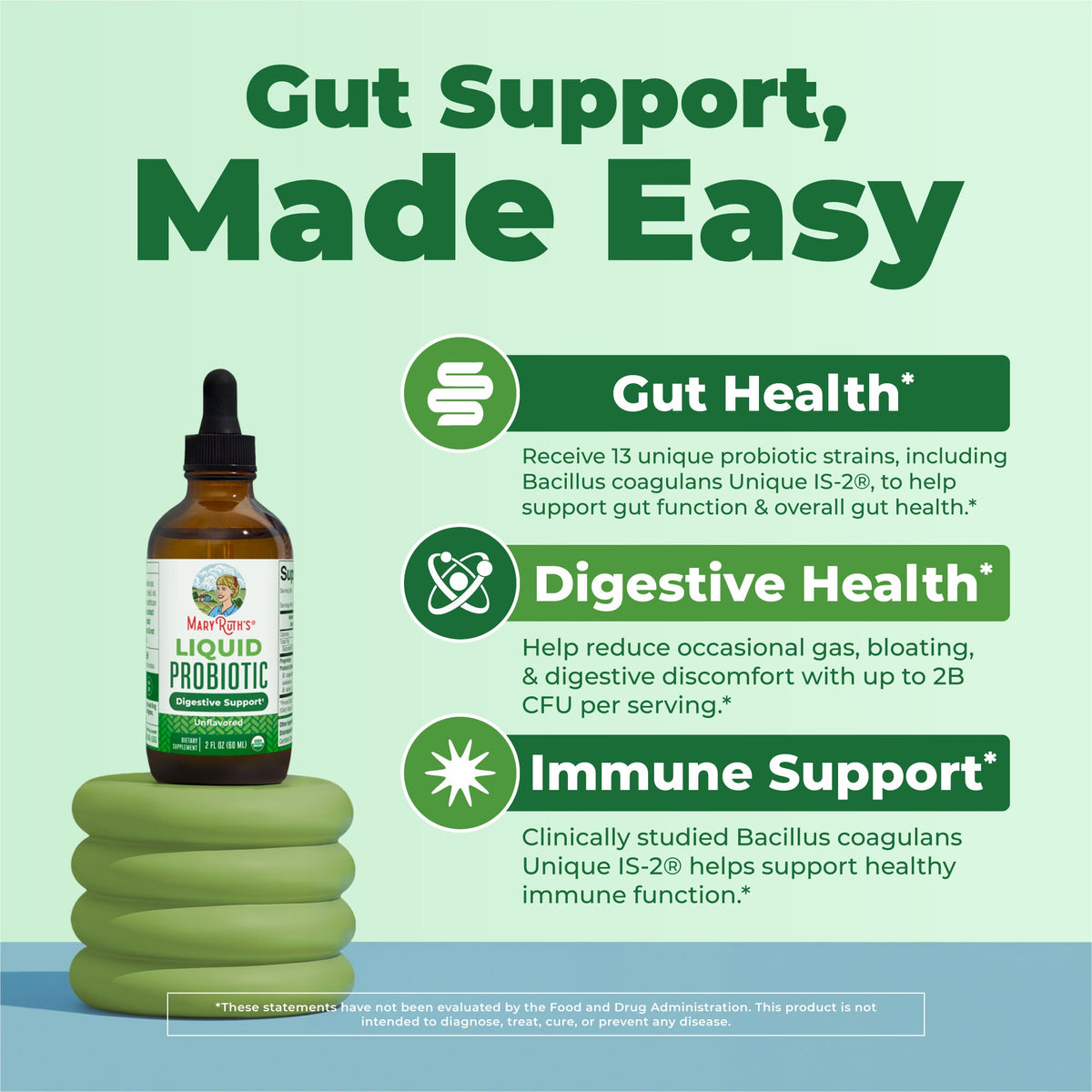 Organic Liquid Probiotic Travel Size