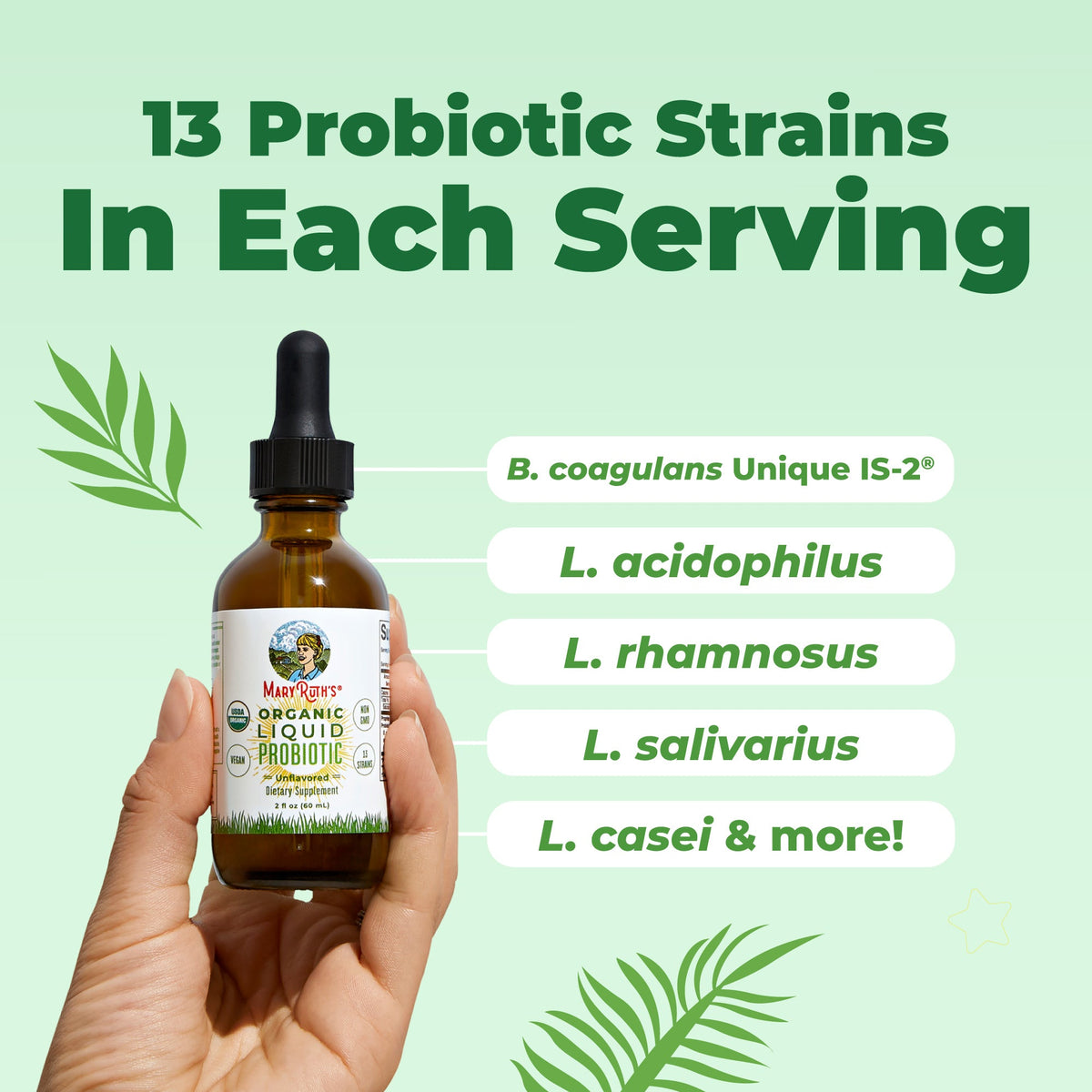 Organic Liquid Probiotic Travel Size