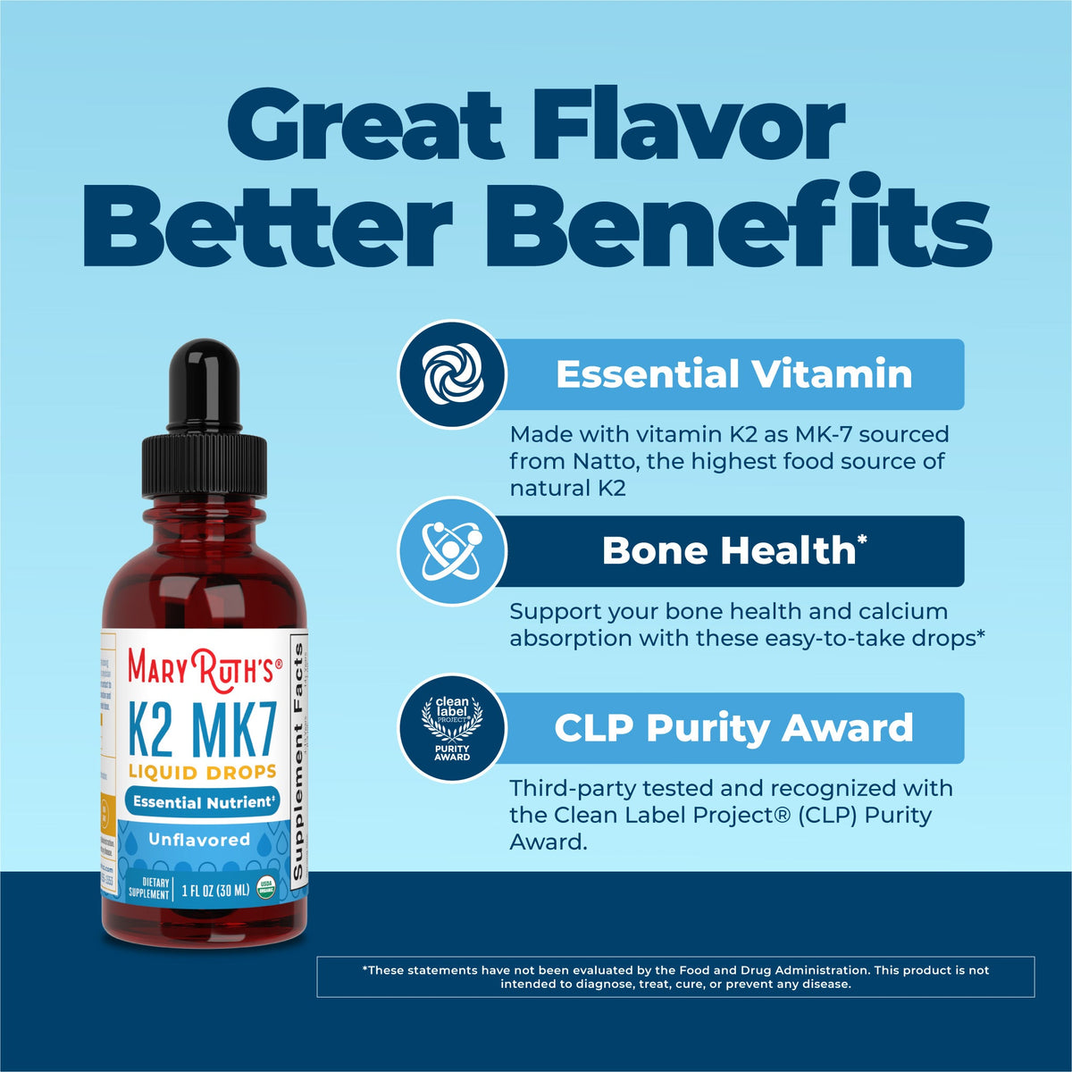 K2 (MK7) Organic Drops