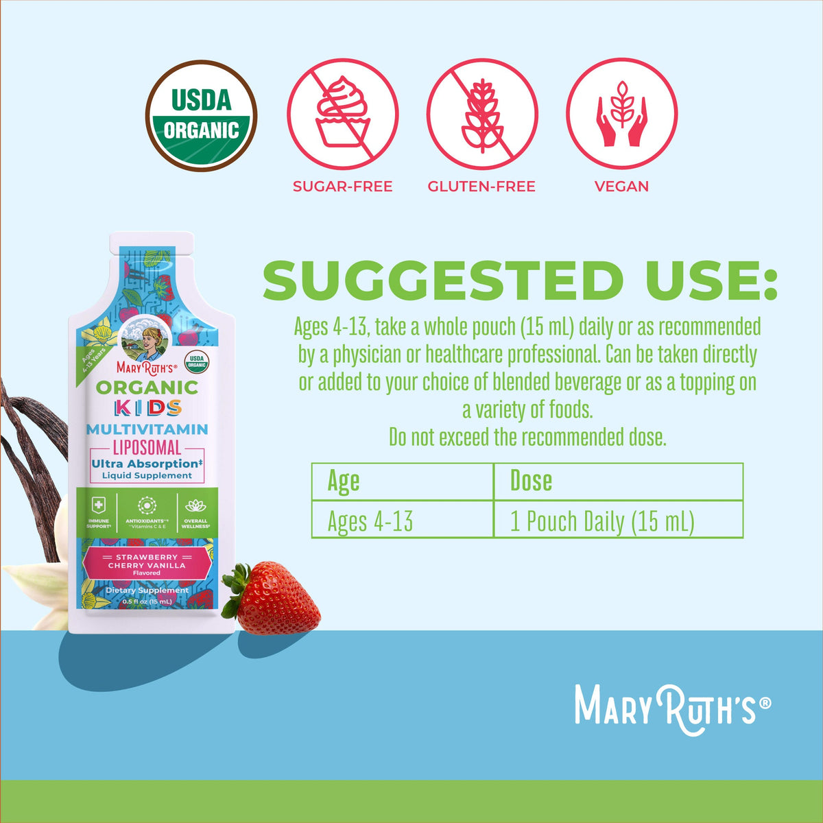 Kids Multivitamin Liposomal Pouches