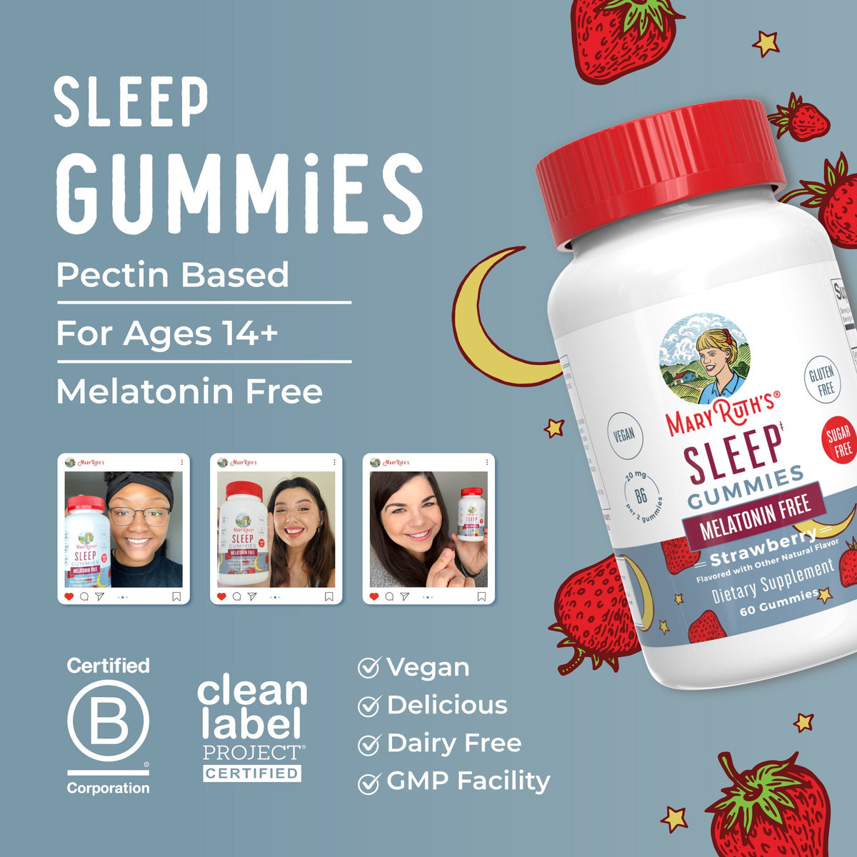 Melatonin Free Sleep Gummies