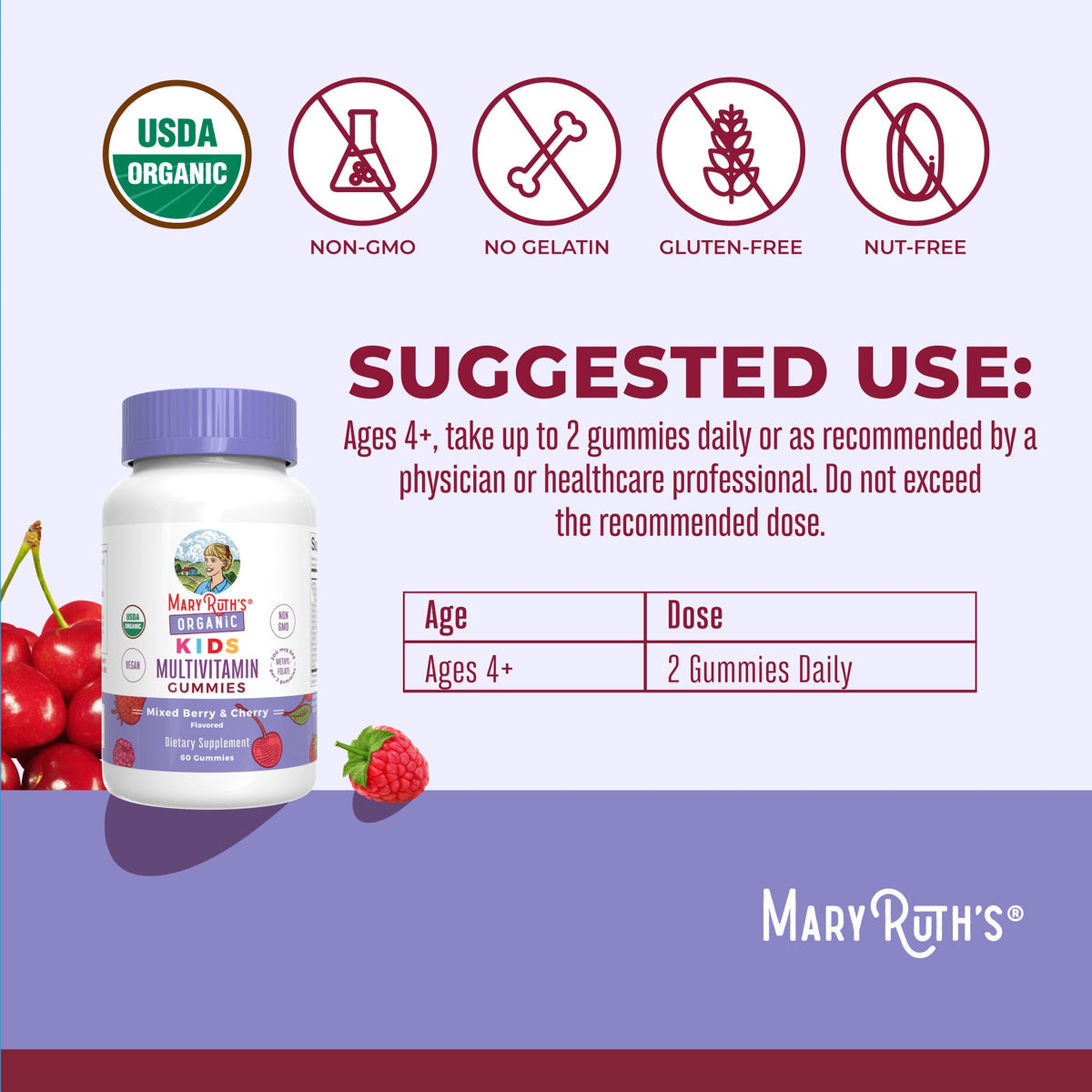 Organic Kids Multivitamin Gummies