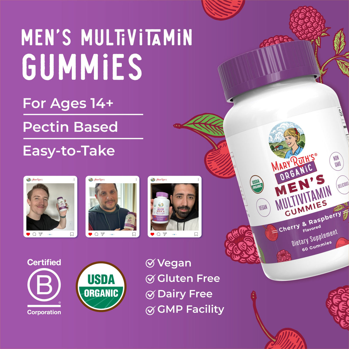 Organic Men’s Multivitamin Gummies