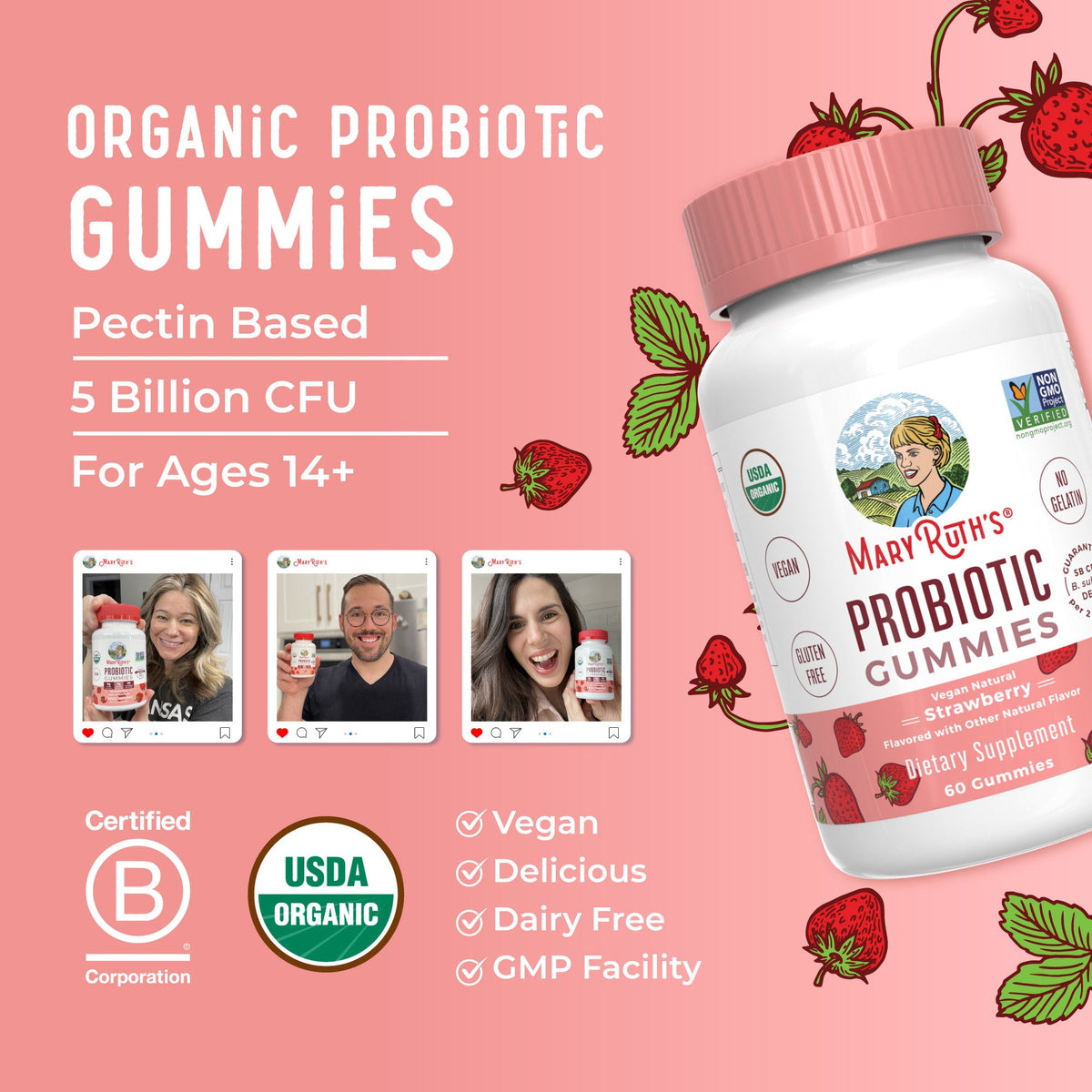 Organic Probiotic Gummies