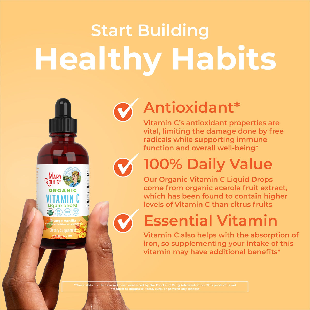 Organic Vitamin C Liquid Drops
