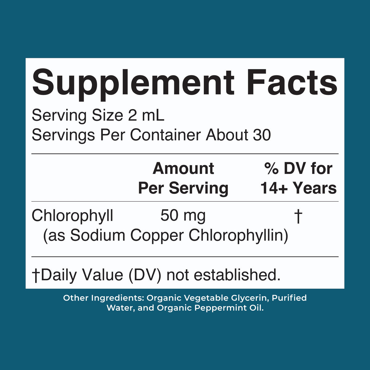 Vegan Liquid Chlorophyll Drops