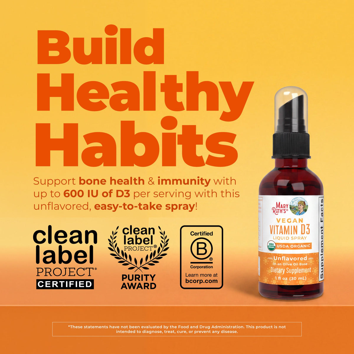 Vegan Vitamin D3 Liquid Spray