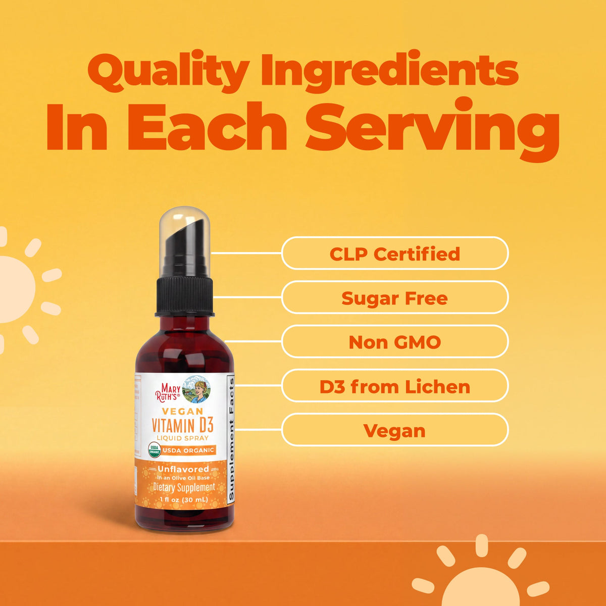 Vegan Vitamin D3 Liquid Spray