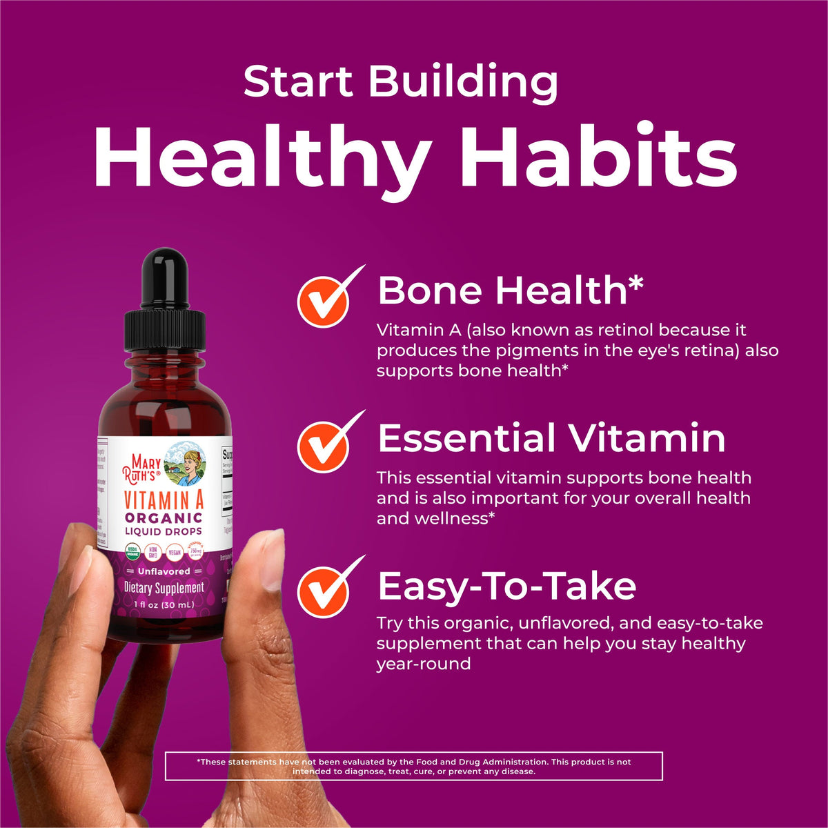 Vitamin A Organic Liquid Drops