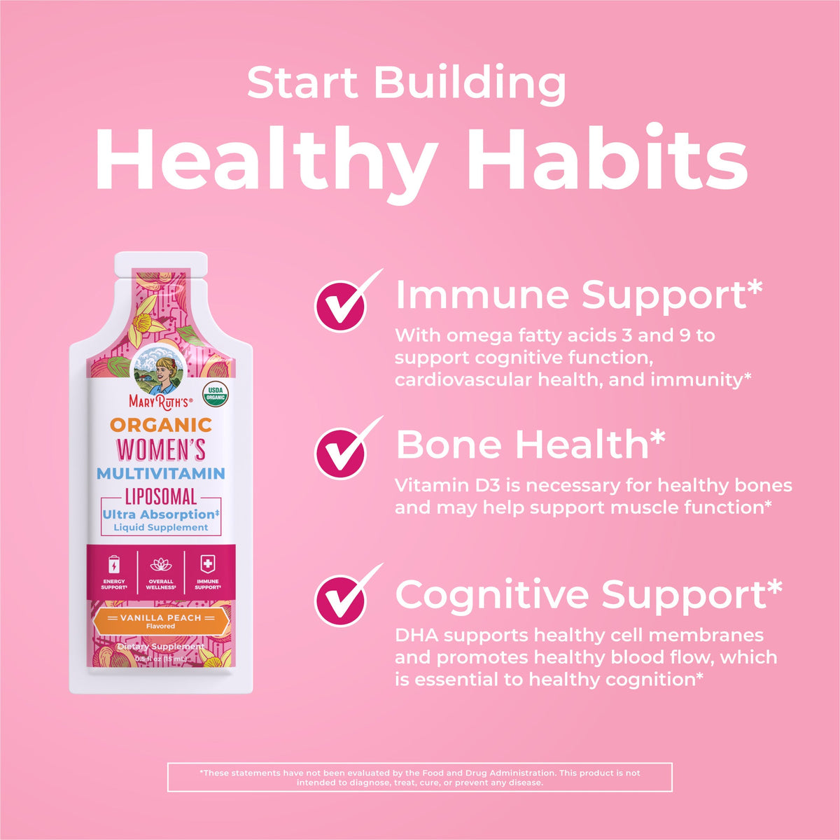 Women's Organic Multivitamin Liposomal Pouches